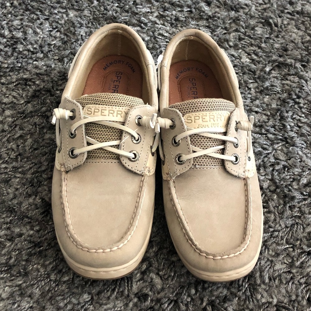 Sperry top siders memory foam slip ons